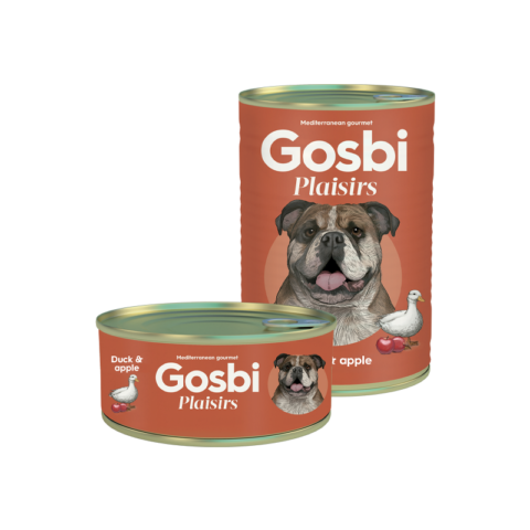 Gosbi Lata P/Perro 170 G Pato Y Manzana