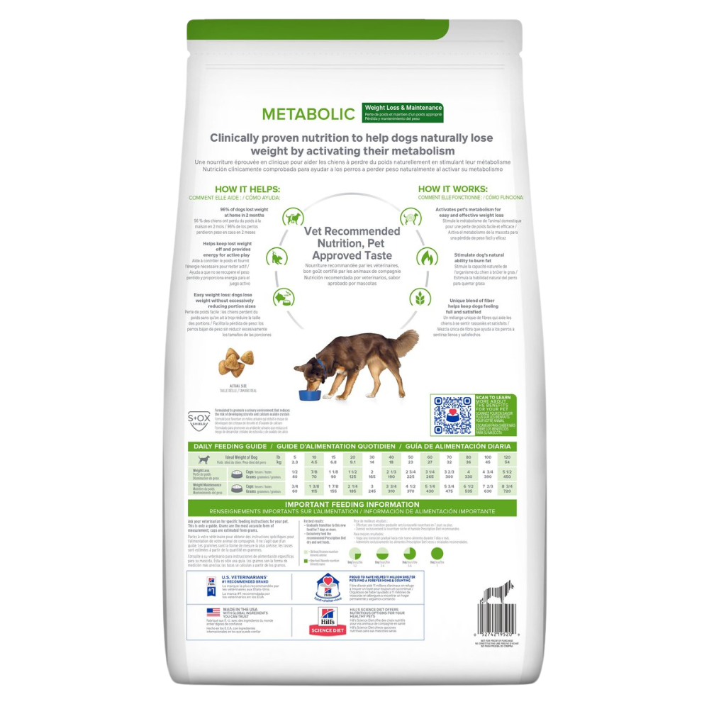 Hills Alimento P/Perro Metabolic 8 K
