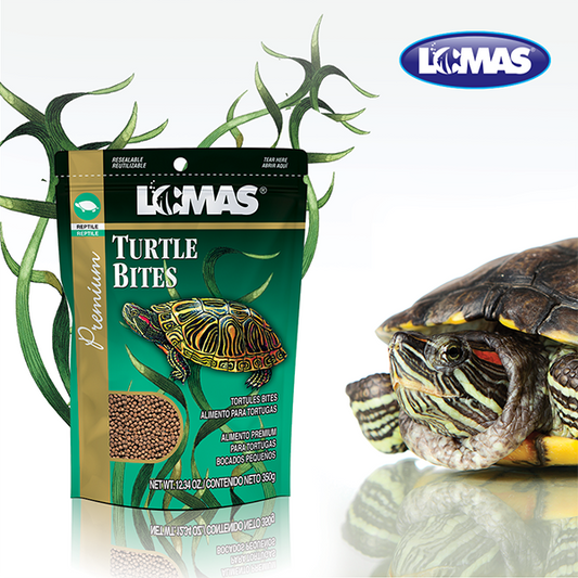 GRUPO LOMAS - Turtle Bites Alimentos Para Tortugas 350 g