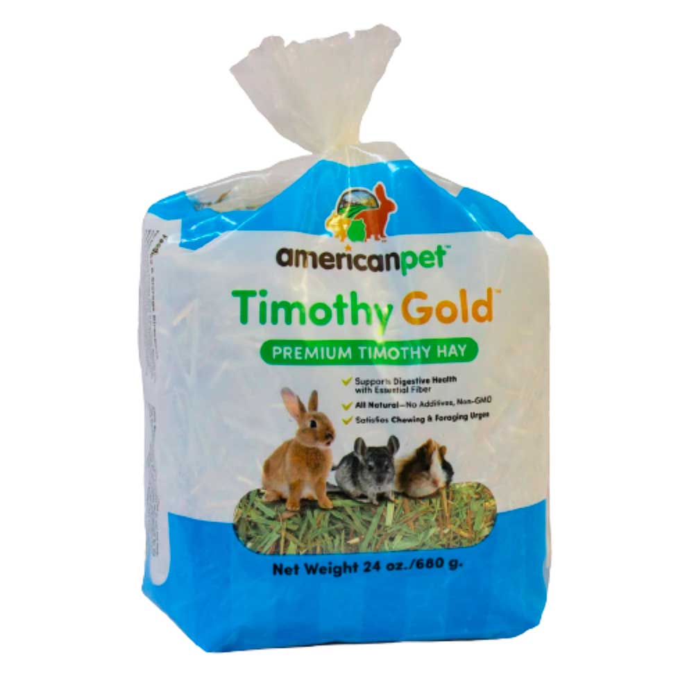 AMERICAN PET - Alimento Para Pequeñas Especies Pasto Timothy Gold 680 g