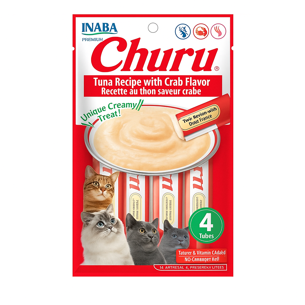 Churu Alimento Premium Pouche Cangrejo 4Pzas