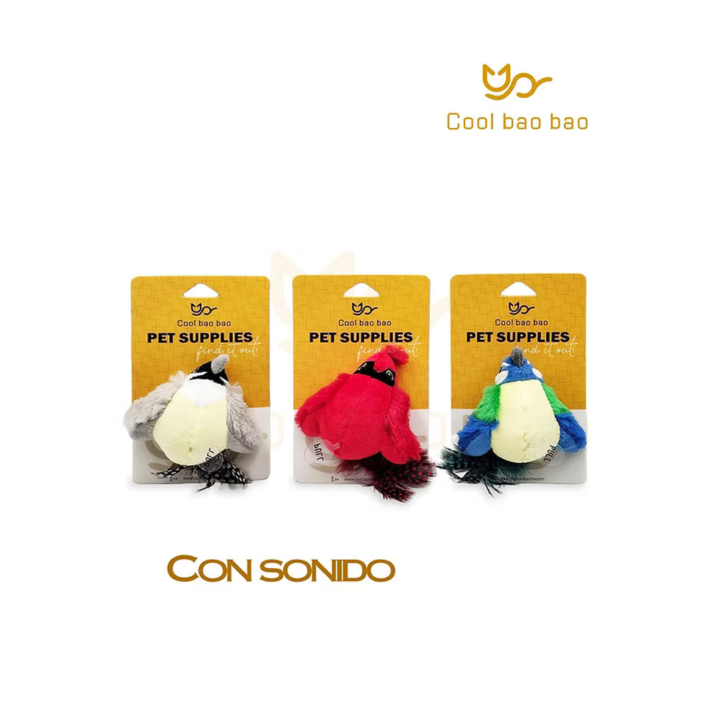 COOL BAO BAO - Juguete Loro Sonajero Para Gato