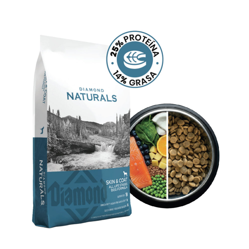 DIAMOND NATURAL - Alimento Seco Para Perro Sabor Salmon 6.79 Kg