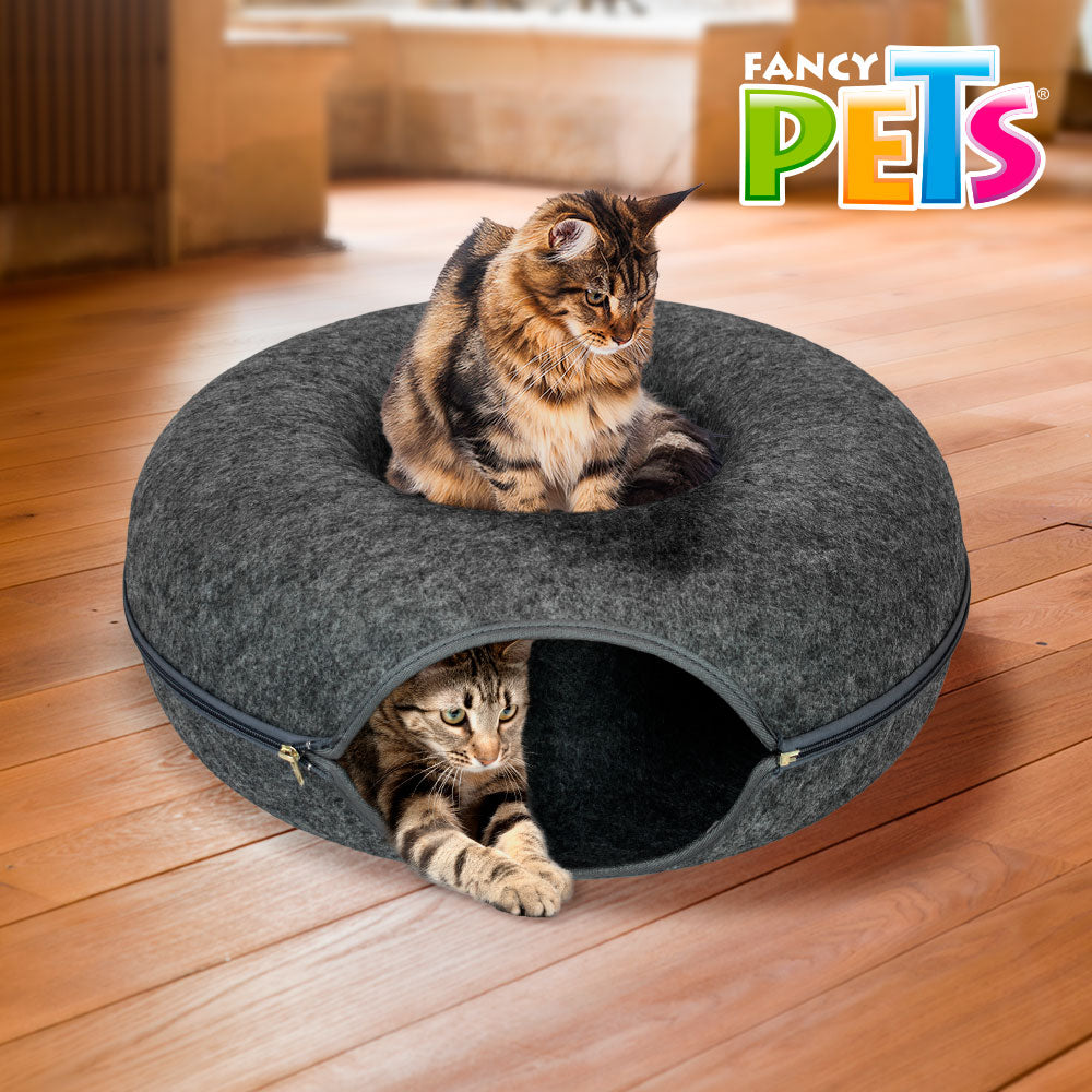 FANCY PETS - Cueva de Dona Gris Oxford Para Gato Ch