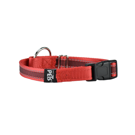 FANCY PETS - Collar Reflejante Rojo Para Perro Med