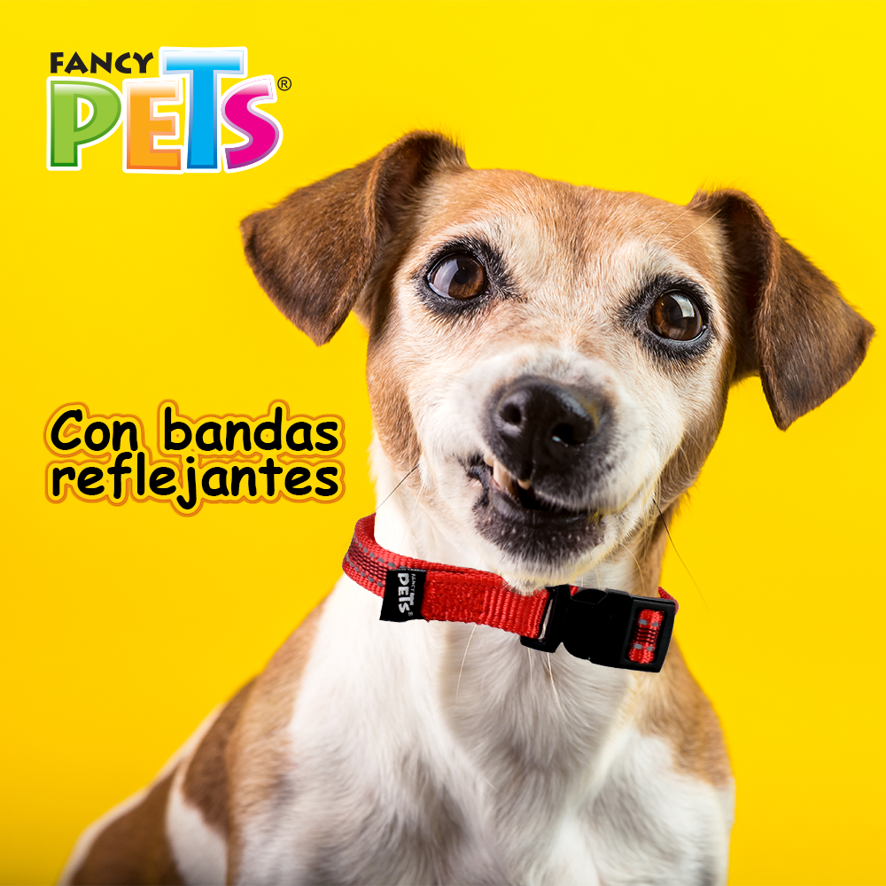 FANCY PETS - Collar Rojo Ultra Grip Para Perro Ch