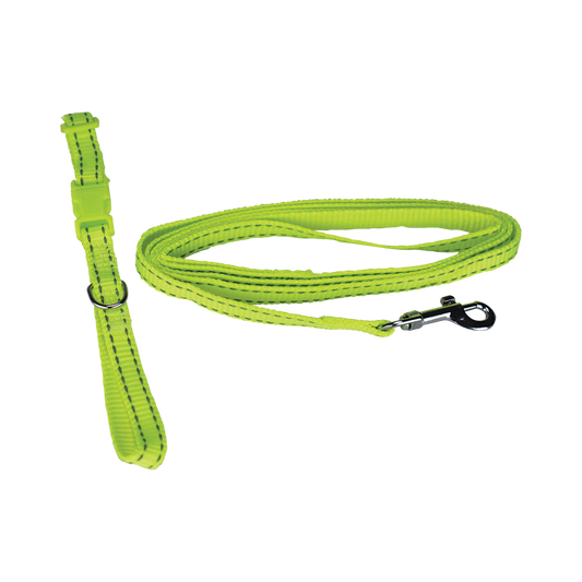 FANCY PETS - Correa Y Collar Reflejante Ajustable Xch Para Perro