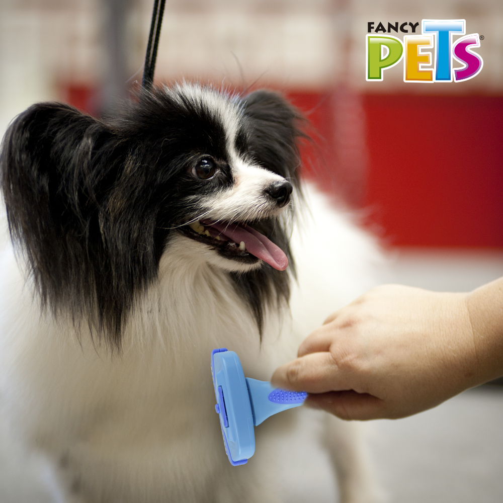 FANCY PETS - Deslanador Recto Grande Para Perro