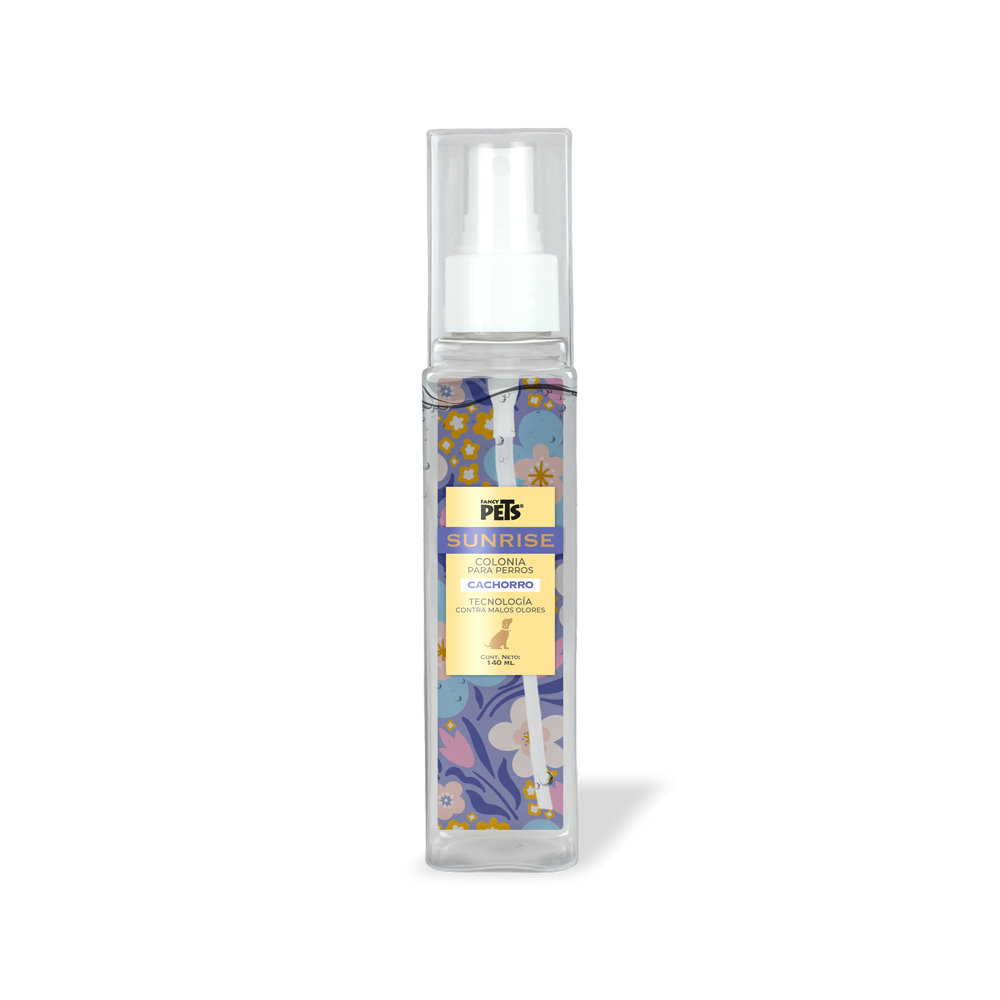 FANCY PETS - Colonia Premium P/ Perro Cachorro Sunrise 140 Ml Spray Estetica Chico