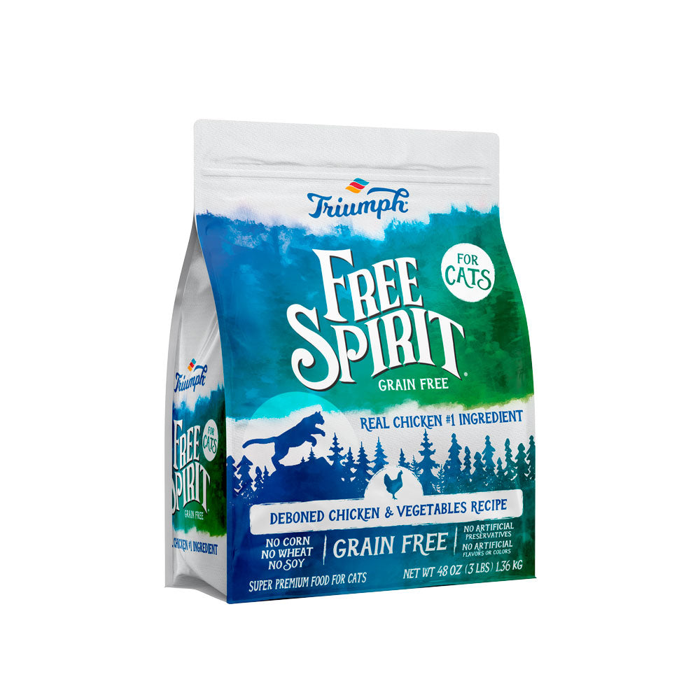 FREE SPIRIT - Alimento Para Gato Sabor Pollo y Vegetales 1.36 Kg