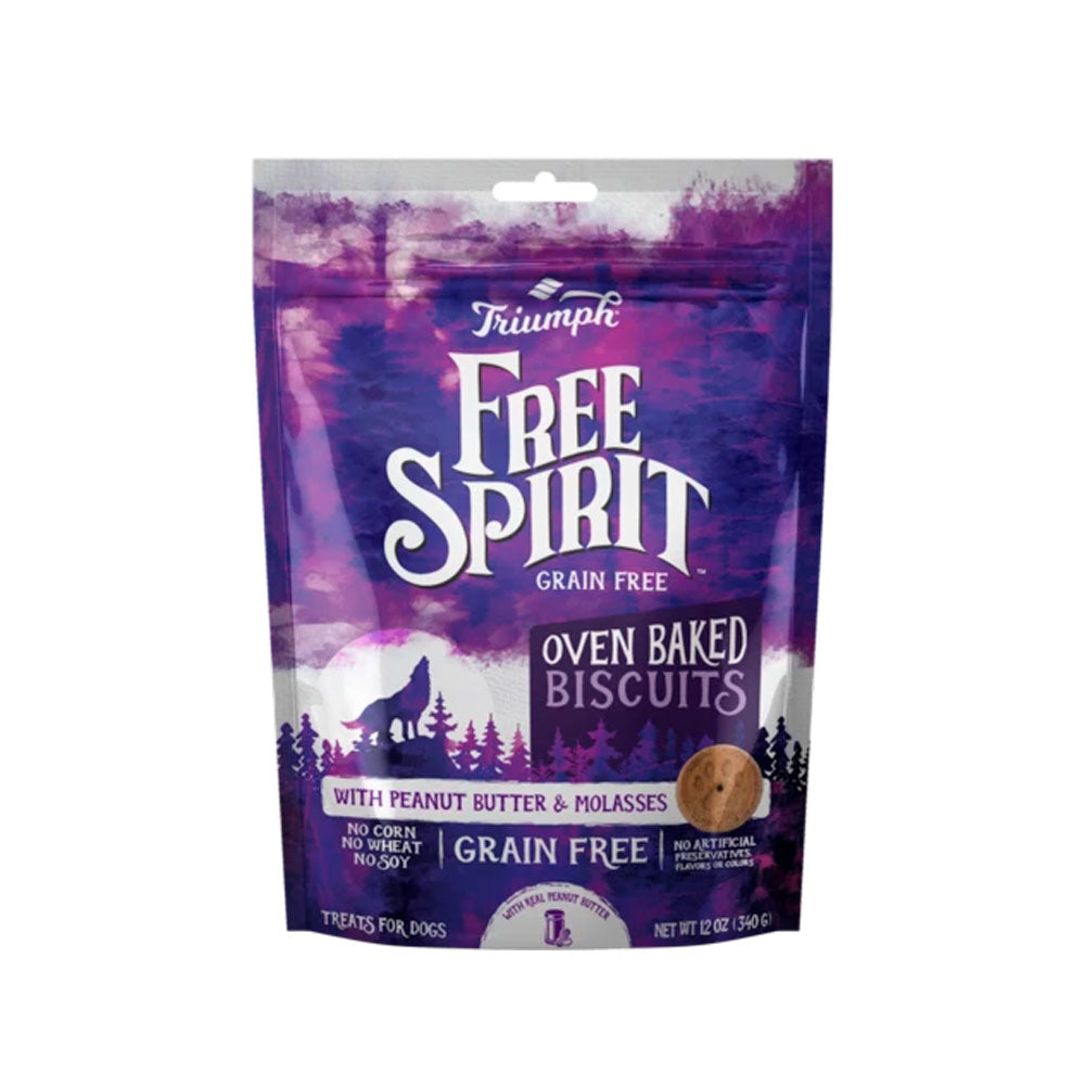 FREE SPIRIT - Premios Para Perro Sabor Mantequilla de Cacahuate 227 g