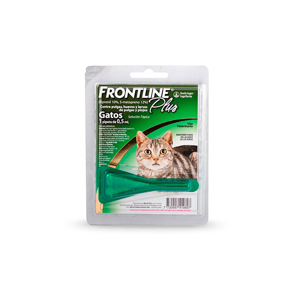 FRONTLINE PLUS - Pipeta Antipulgas Para Gato