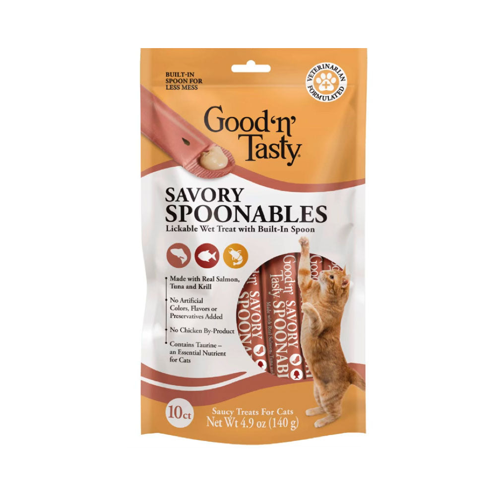 GOOD N TASTY - Premio Para Gato 10 Tubos 140 g