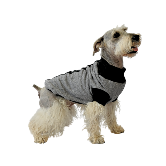 ZOOETERS - Suéter Liso Color Gris Para Perro T8