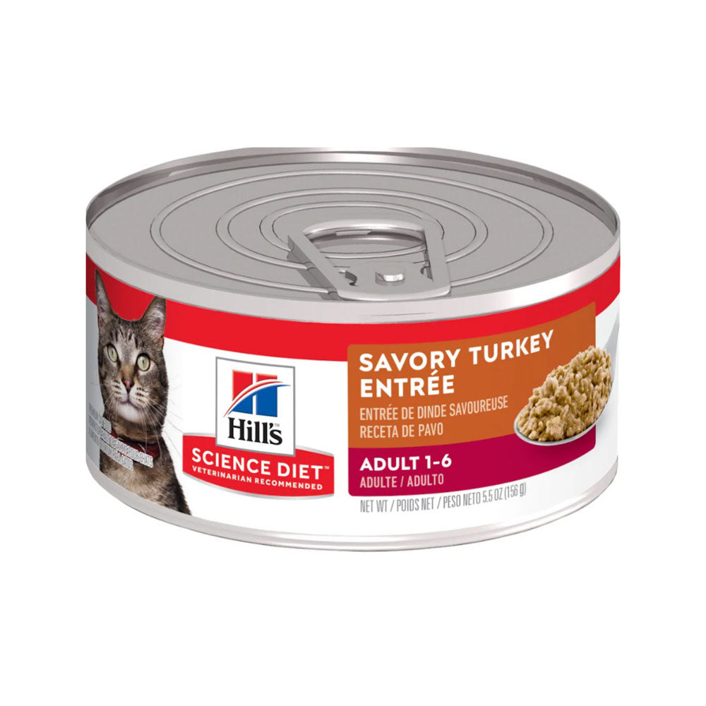HILL'S SCIENCE DIET - Alimento Húmedo En Lata Para Gato Receta Pavo 150 g