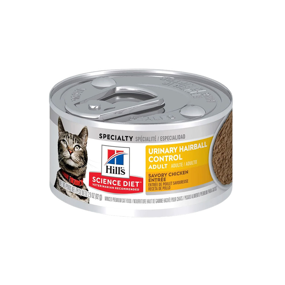 HILL'S SCIENCE DIET - Alimento Húmedo En Lata Para Gato Urinario y Control Bolas De Pelo 80 g