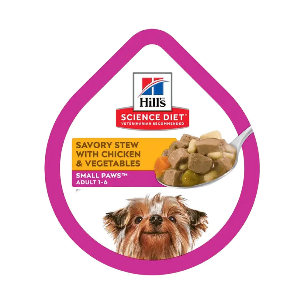 HILL'S SCIENCE DIET - Alimento Húmedo En Lata Para Perro Small Paws Raza Pequeña 99 g