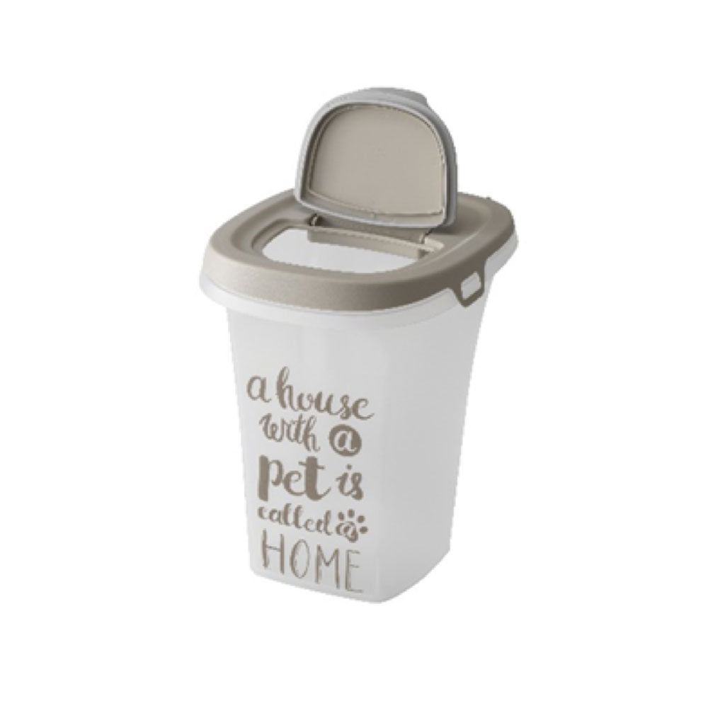 MODERNA - Contenedor de Alimento Para Perro Negro Gris 6 L / 4 Kg