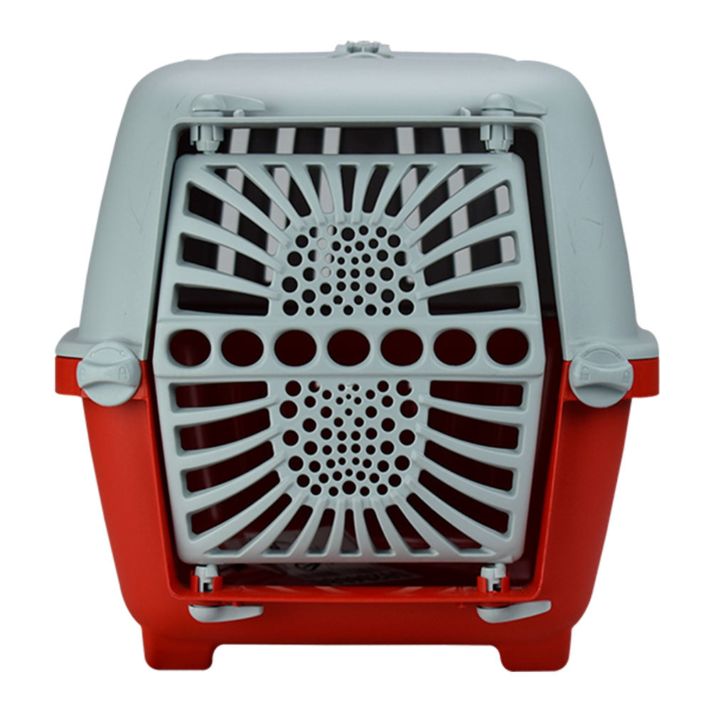MPS - Transportadora Pratiko 1 Con Puerta Plastico Para Mascotas (48x31.5x31)