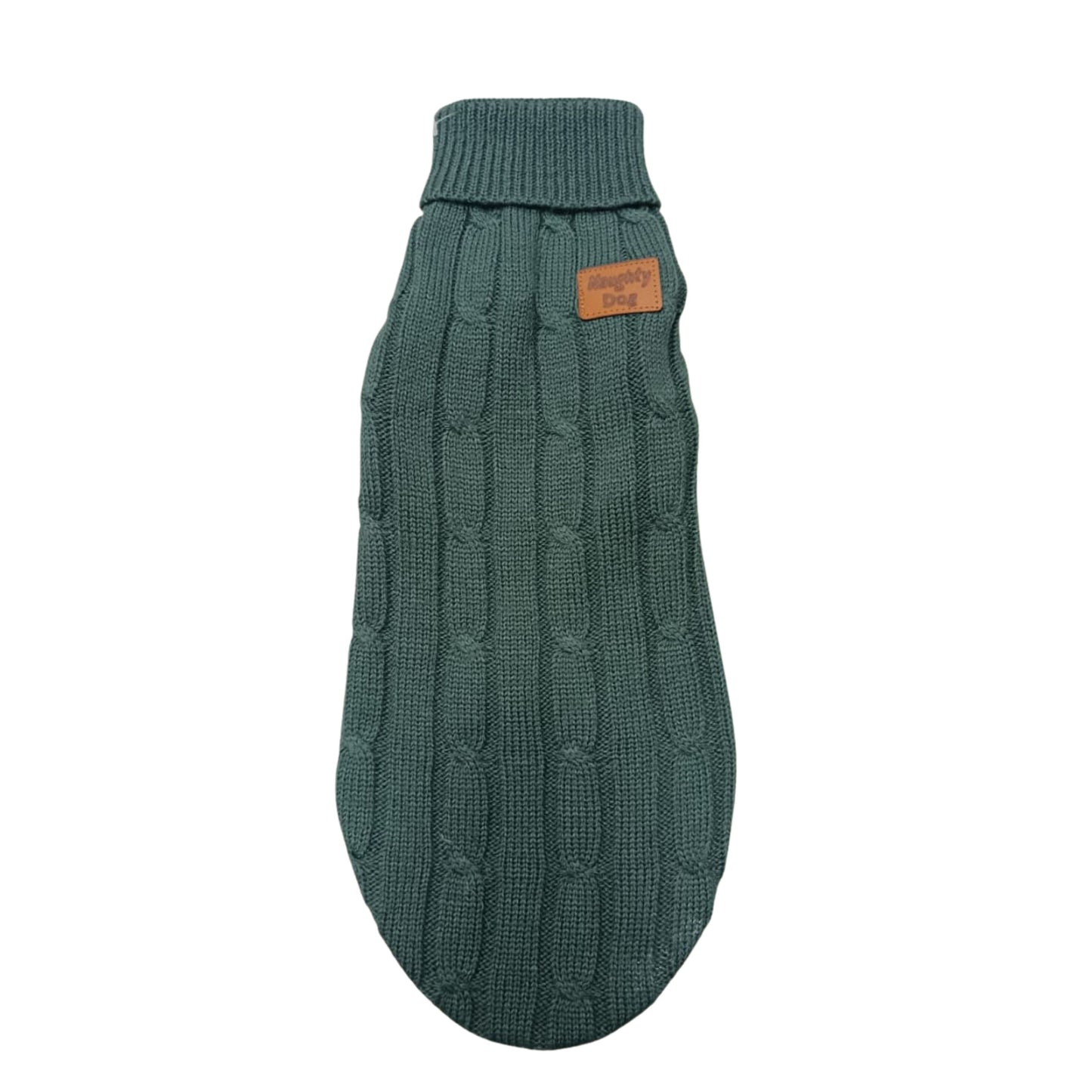 Naughty Dog Sueter Trenzado 23 Verde Militar 798B Md
