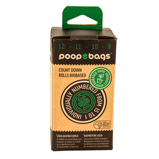 POOP BAGS - Bolsas Biodegradables Para Heces De Perro 120 Pzas