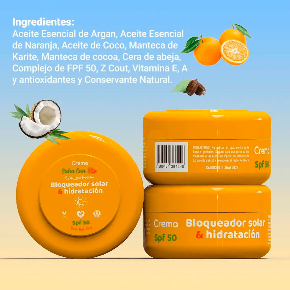 SAHA CAN - Protector Solar e Hidratante Para Perro y Gato 300 ml