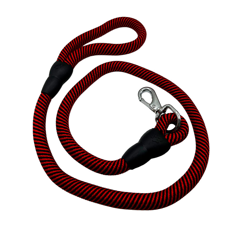 SAKURA - Correa Para Perro Gruesa Drako Roja 18 mm x 1.2 mts