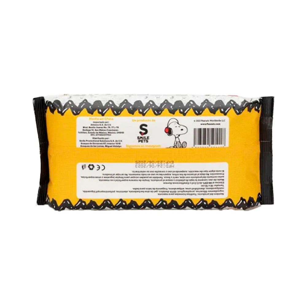 SMILE PETS - Toallas Humedas Para Perro 80 Pzas