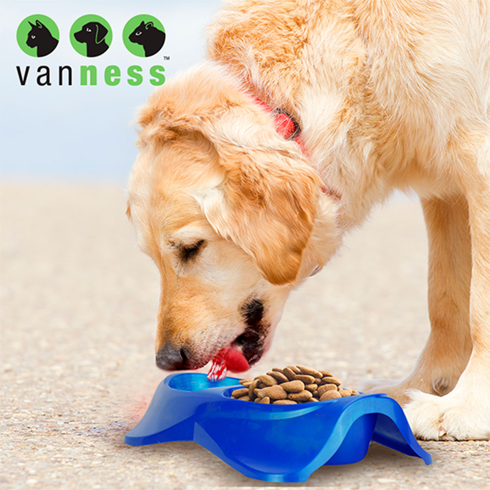 VAN NESS - Plato Grande Doble Para Perro y Gato 1.4 L