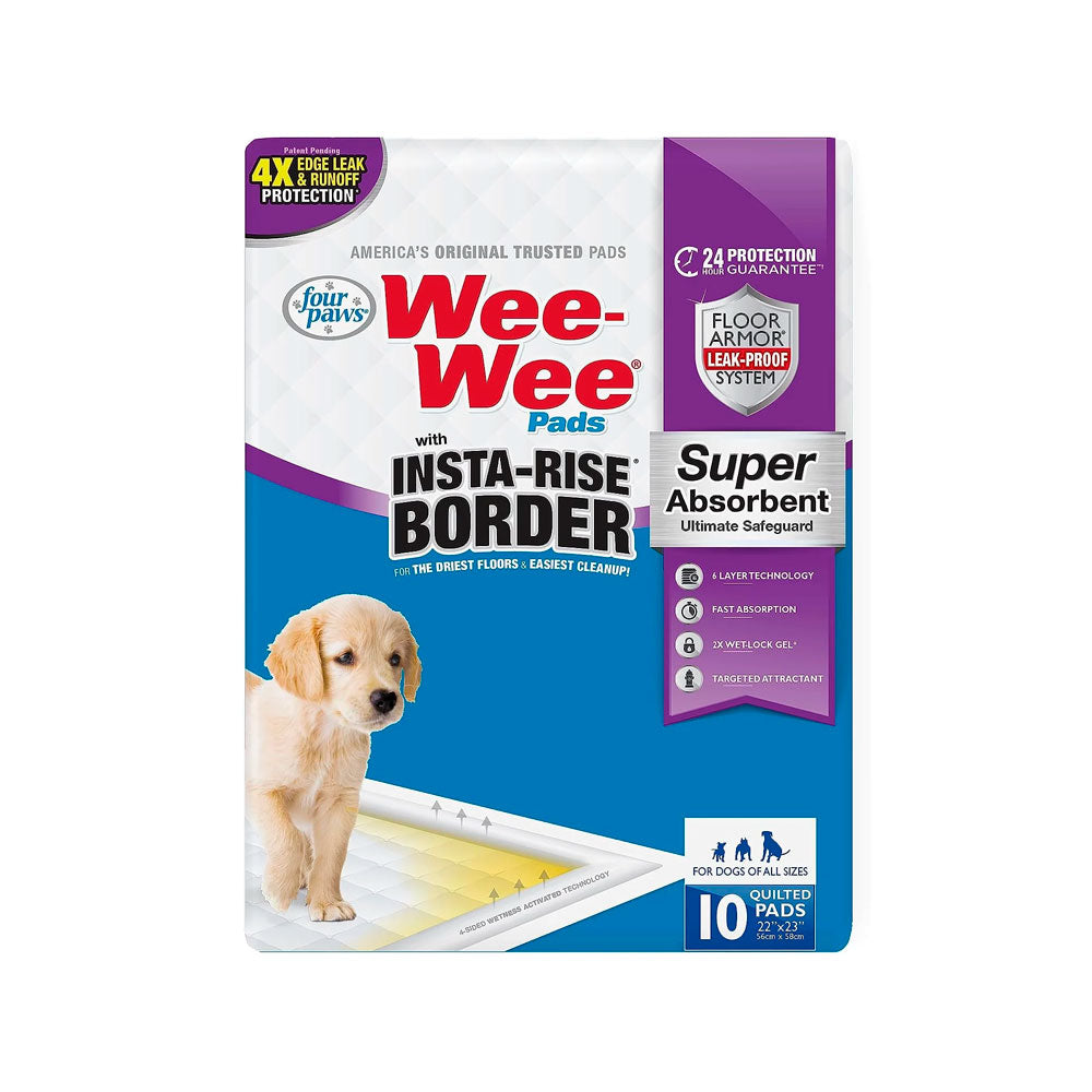 WEE WEE - Tapete Entrenador Para Perro con Borde Expansivo 56x58 cm
