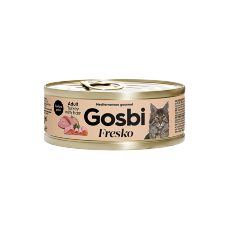 Fresko Lata P/Gato Esterilizado Pavo Y Jamon 70 G