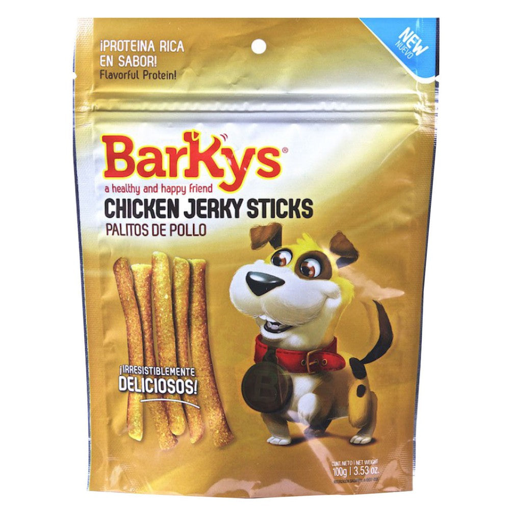 BARKYS - Premios Jerky Palitos Para Perro Sabor Pollo 100 g