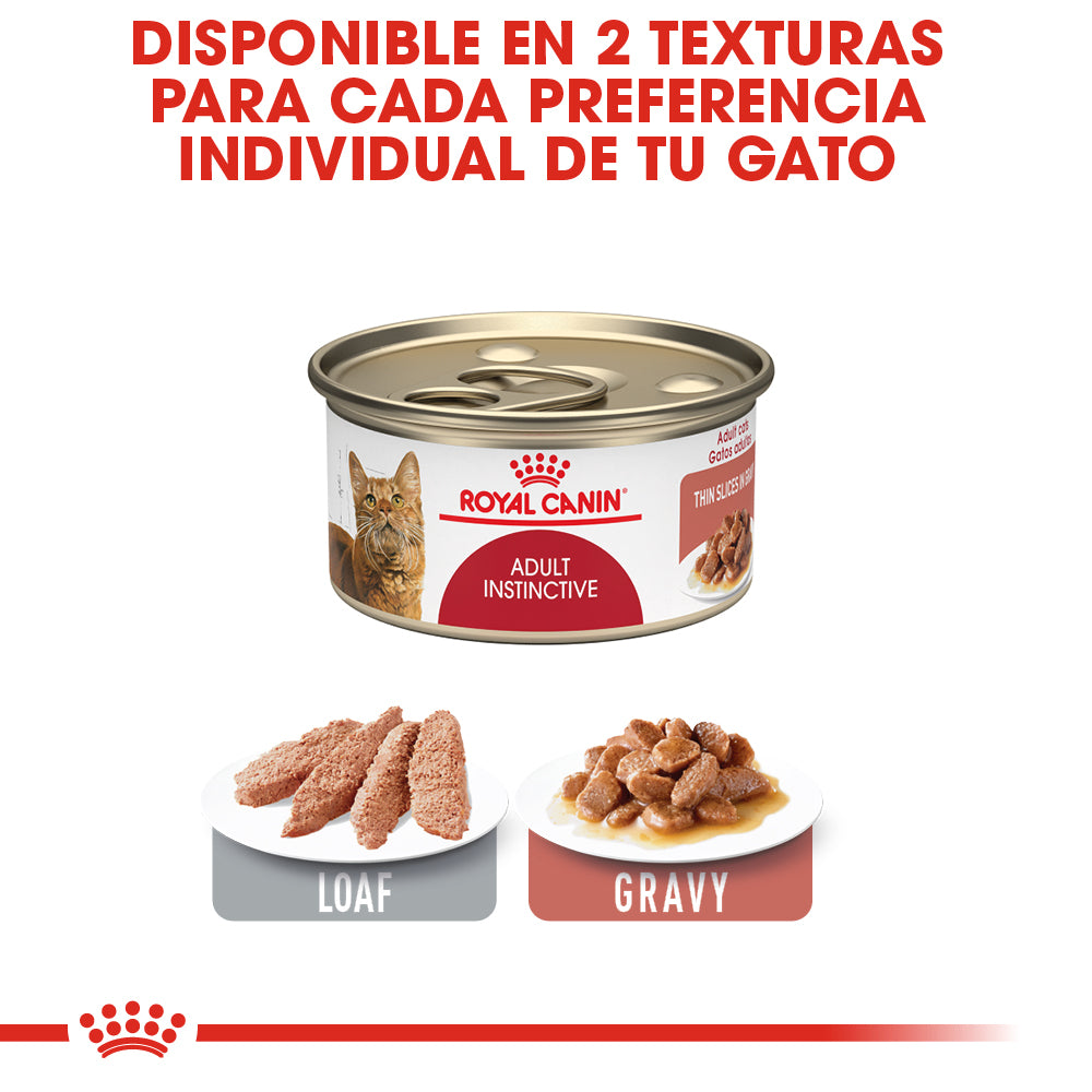 ROYAL CANIN - Adulto Instinctive Alimento Húmedo Gato Adulto Lata 85 g