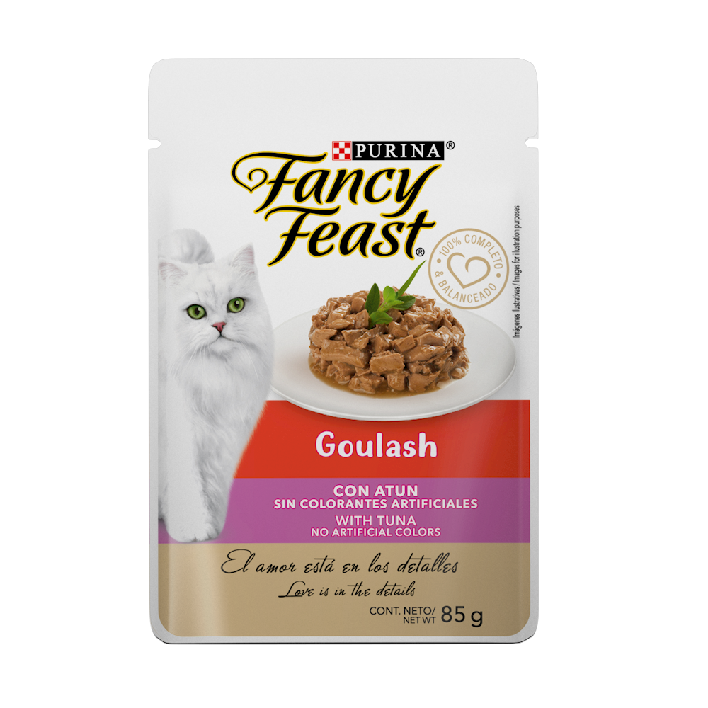 FANCY FEAST - Alimento Húmedo Goulash Atún Pouch85 g