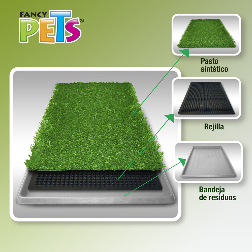 FANCY PETS - Tapete Entrenador Doggie Grass Chico