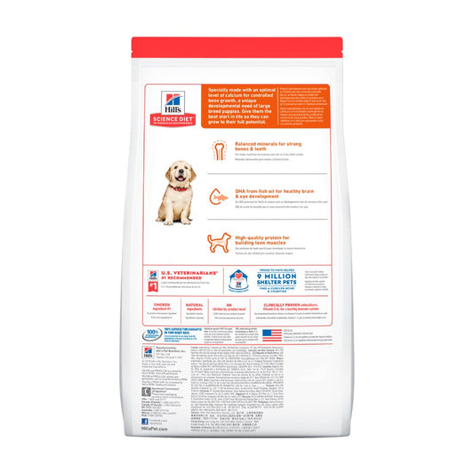 HILL'S SCIENCE DIET - Large Breed Alimento Seco Para Perro Cachorro Razas Gigantes 7 Kg