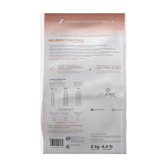 NUPEC - Sensitive Alimento Seco Para Perro Adulto Control de Alergias 2 Kg