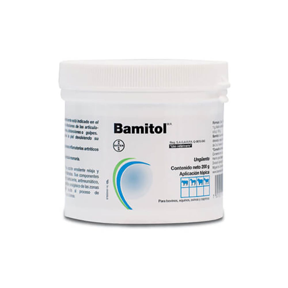 BAMITOL - Ungüento Para Inflamaciones y Moretones 200 gr