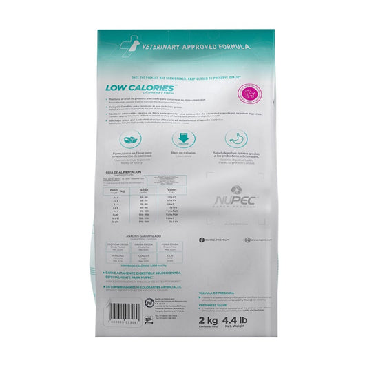 NUPEC - Weight Control Alimento Seco Para Perro Adulto Razas Pequeñas Control de Peso 2 Kg