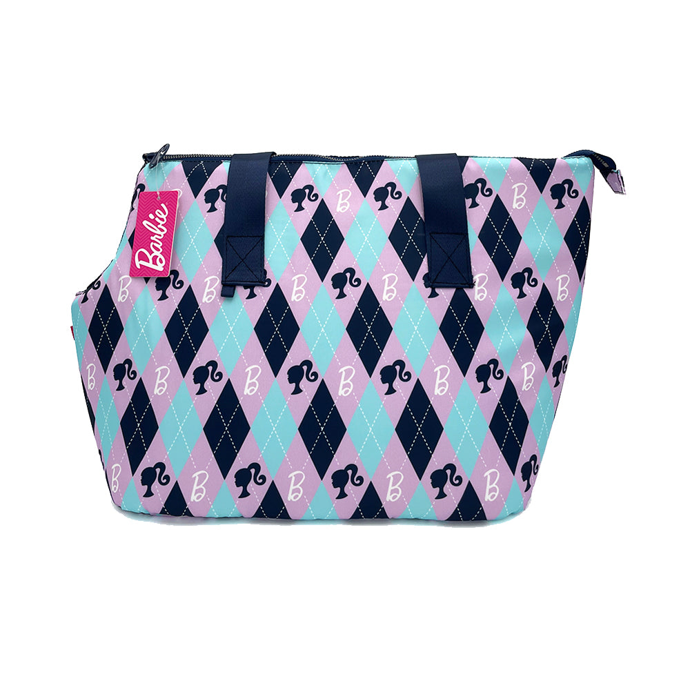 P&M - Bolsa Transportadora Barbie Para Perro y Gato Diseño Rombos