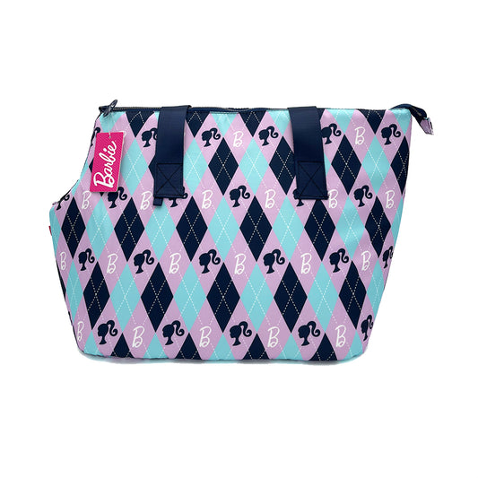 P&M - Bolsa Transportadora Barbie Para Perro y Gato Diseño Rombos