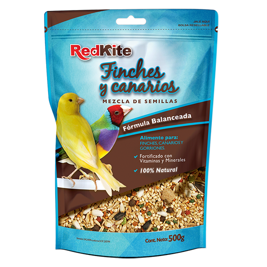 REDKITE - Alimento Mezcla de Semillas Para Canarios Y Finches 500 g
