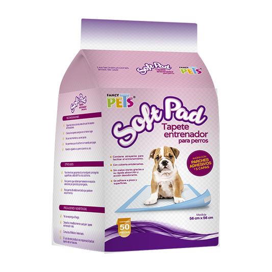 Tapete Entrenador Pads Fancy Pet 50 Pz Panales Todas Las Etapas Entrenamiento