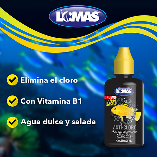 Farmaceuticos Lomas Anticloro C/Vitamina B1 Todas Las Etapas Salud