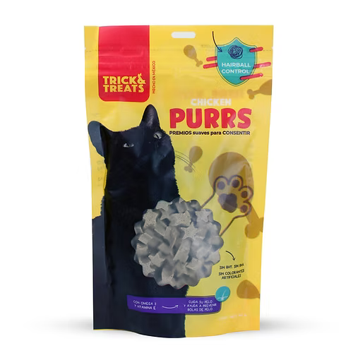 T&T Premios P/Gatos Purrs Pollo 80 G