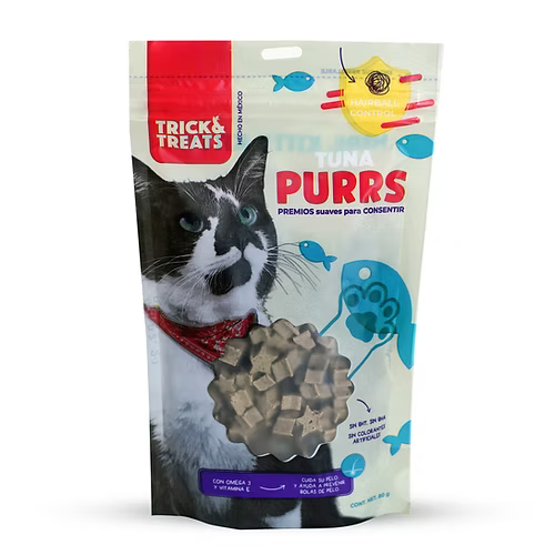 T&T Premios P/Gatos Purrs Atun 80 G