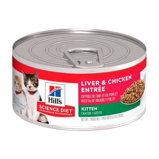 Hills_Lata_P/Gatito_Pollo_Y_Arroz_79_G_Humedo_Mantemiento