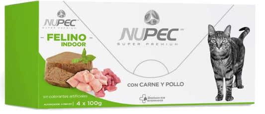 Nupec_Latas_P/Gato_Adulto_Indoor_4_Pzas_De_100_G_Humedo_Indoor