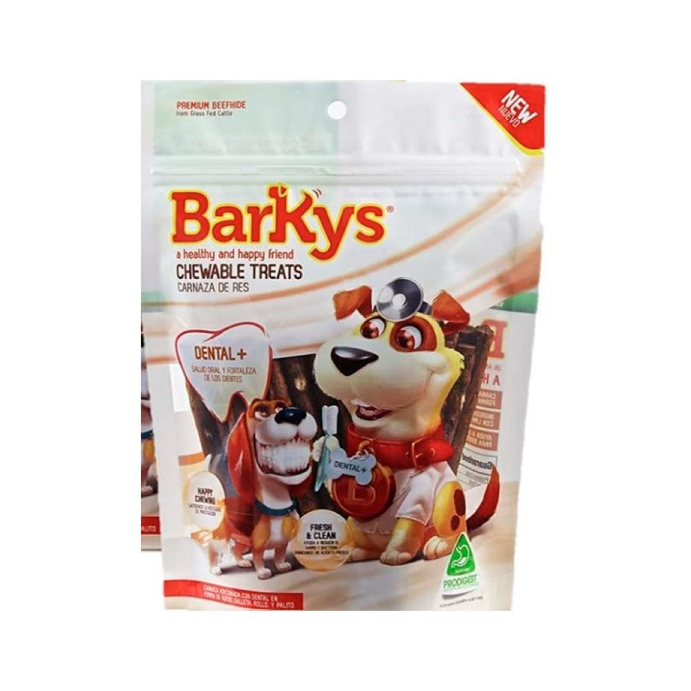 BARKYS - Premios Para Perro Palitos de Res 5x10 cm 25 Pzs