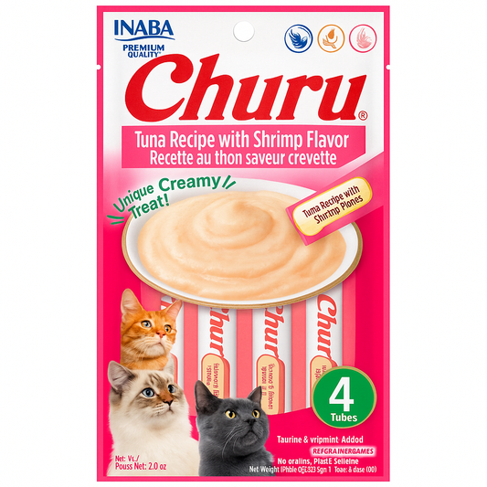Churu Alimento Premium Pouche Camarón 4 Pzas 